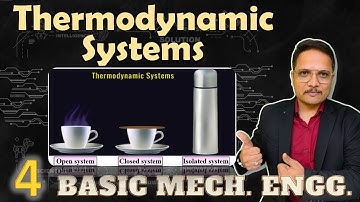 Thermodynamic systems | Open System | Closed System | Isolated System | Basic Mechanical Engineering