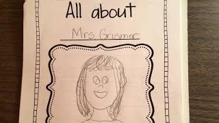 Week 1, Day 5 Biography Writing for 1st graders