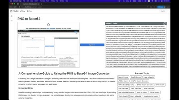 Convert PNG to Base64 Online in 3 Easy Steps