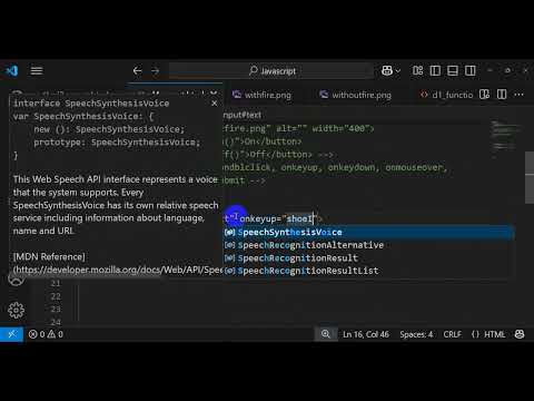 JavaScript Keyboard, Mouse