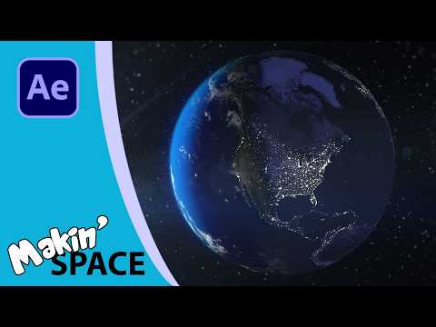 Realistic Planet with Day and Night - After Effects Tutorial