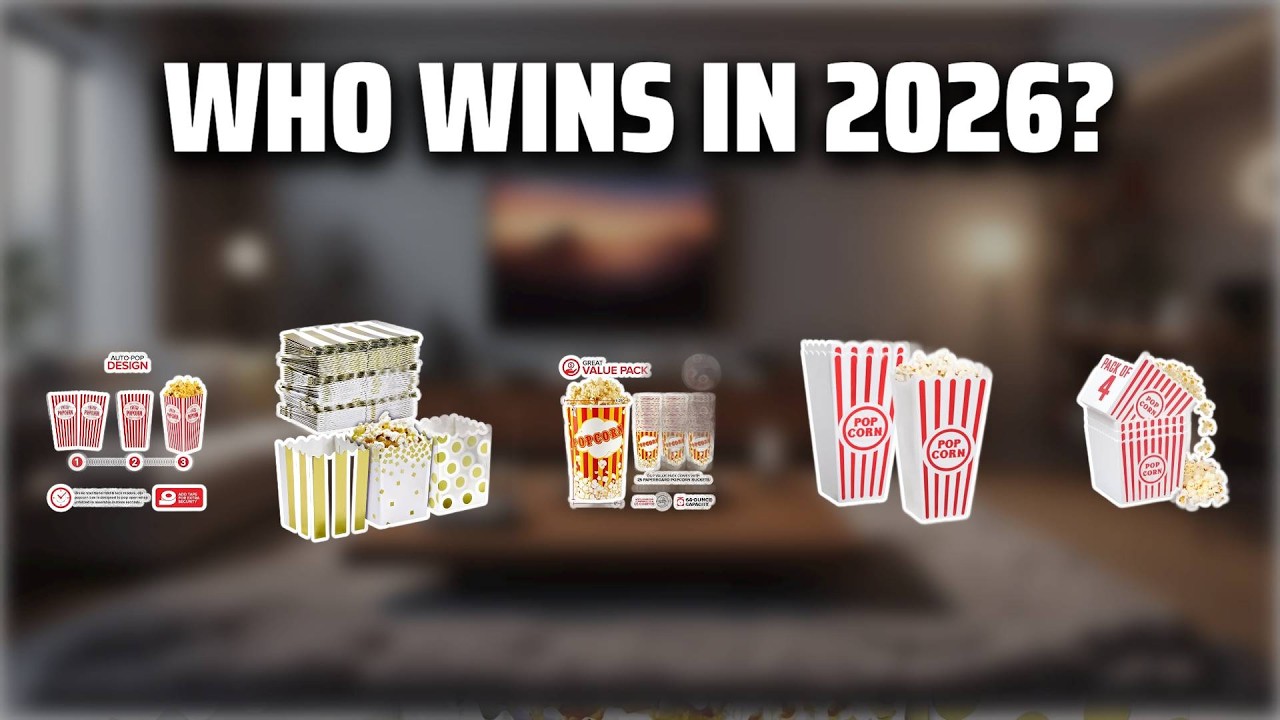 The Top 5 Best Popcorn Containers in 2026 - Must Watch Before