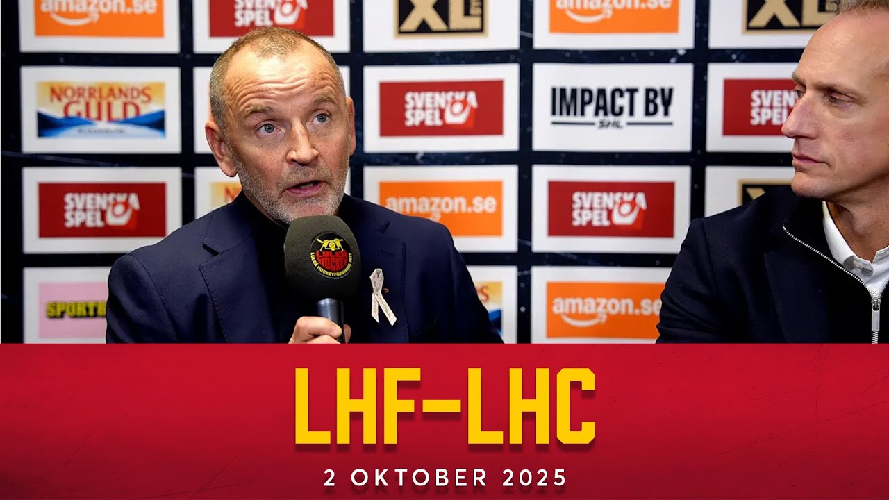 Presskonferens | Luleå Hockey - Linköping HC | 2025-10-02