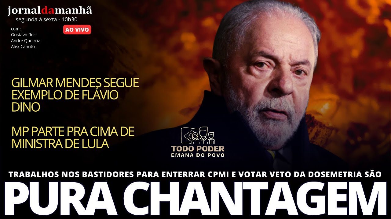 "OPERAÇÃO PIZZA" É PURA CHANTAGEM - 24/02/26