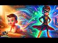 The Birth of Kid Krrish! From👶 Baby to Hero 🦸| Kid Krrish English Movie