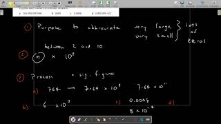 year 9 scientific notation revision