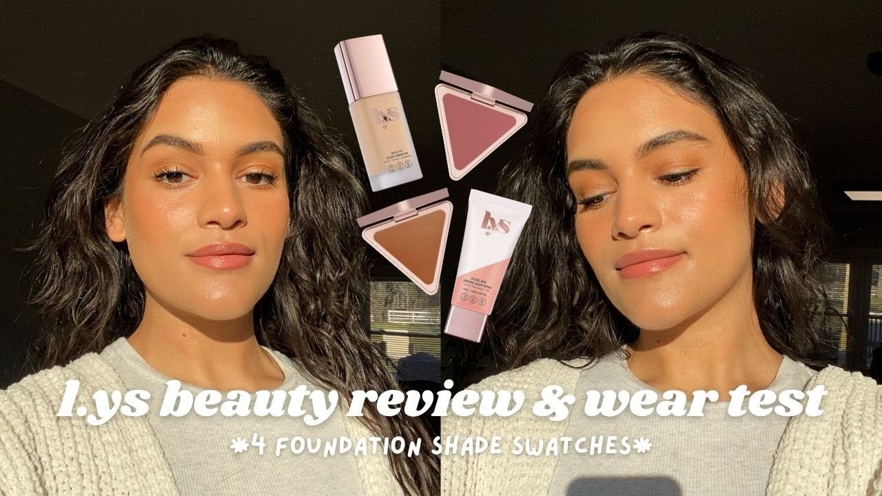 LYS Beauty honest review & wear test + 4 foundation shades swatched (TG5, TN3, MG5, MG2)