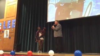 Bluffton High principal announces: "Carry our love" during 'Idol' send off