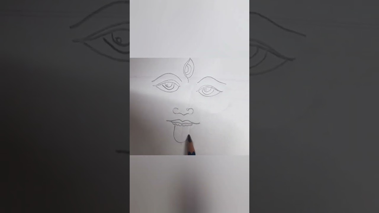Drawing of Maa Durga 🙏  | Crazy Arts 