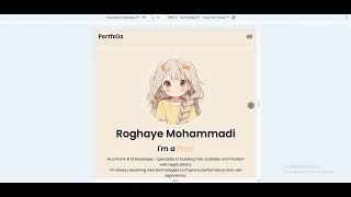 Light Portfolio Website | HTML CSS JavaScript UI (Responsive)
