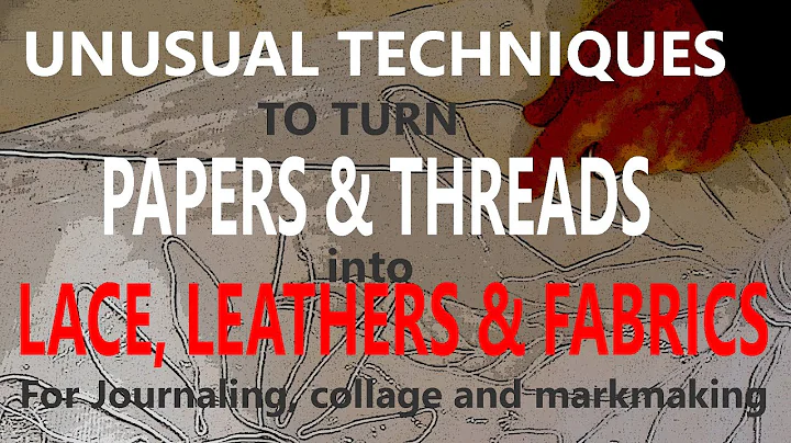 How to make handmade papers for journaling, collag...