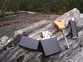 Test Comparatif Fire Steel Vs Zippo Vs Mini Bic 