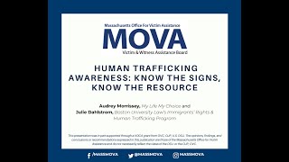 Human Trafficking Awareness: Know the Signs, Know the Resources