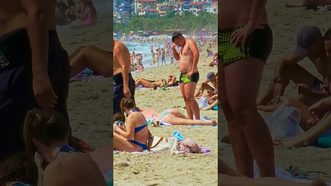 🇹🇷 12 seconds of pure Cleopatra Beach beauty—Turkey's hidden gem awaits! 🌴✨