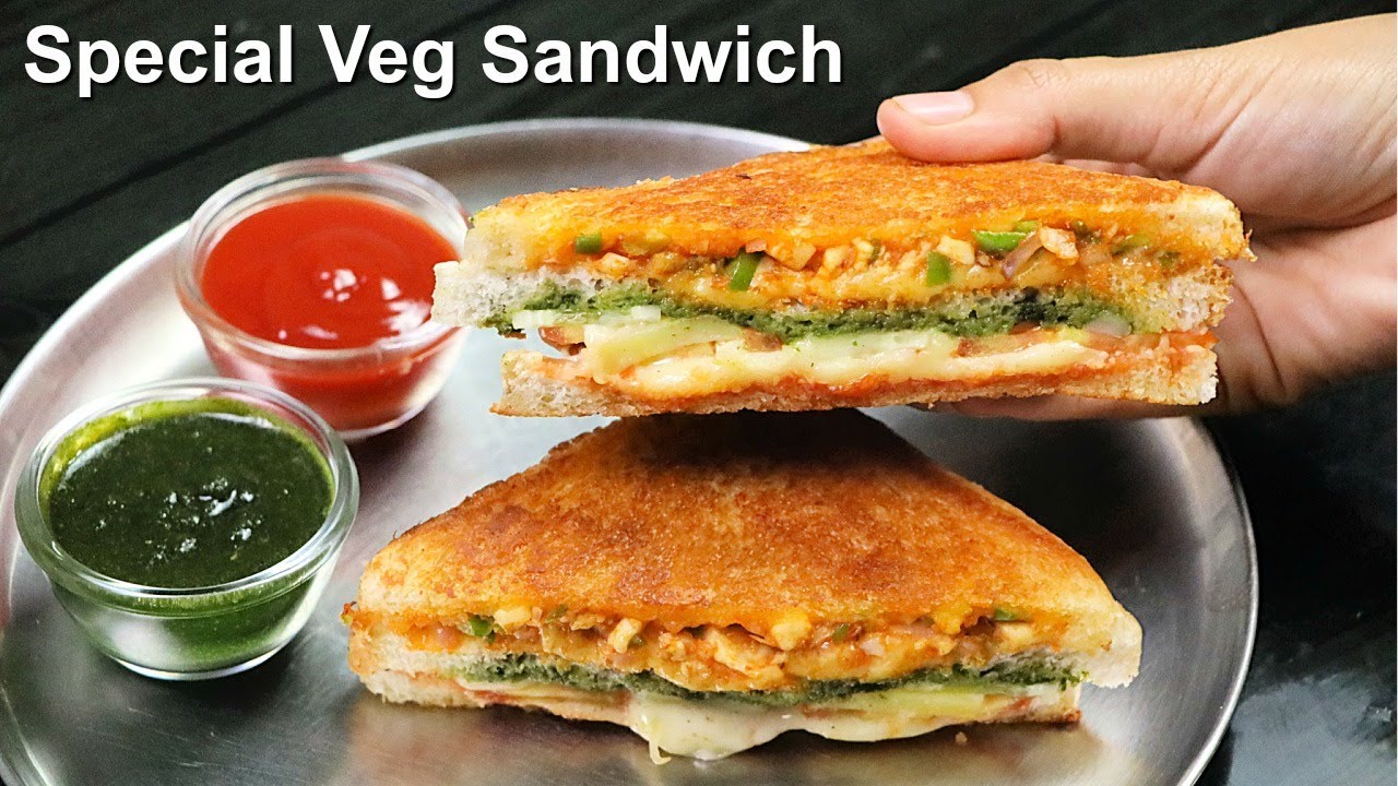 स्पेशल वेज सैंडविच तवे पर | Street Style Veg Sandwich | Veg Cheese Sandwich | Kabitaskitchen | Kabita Singh | Kabita