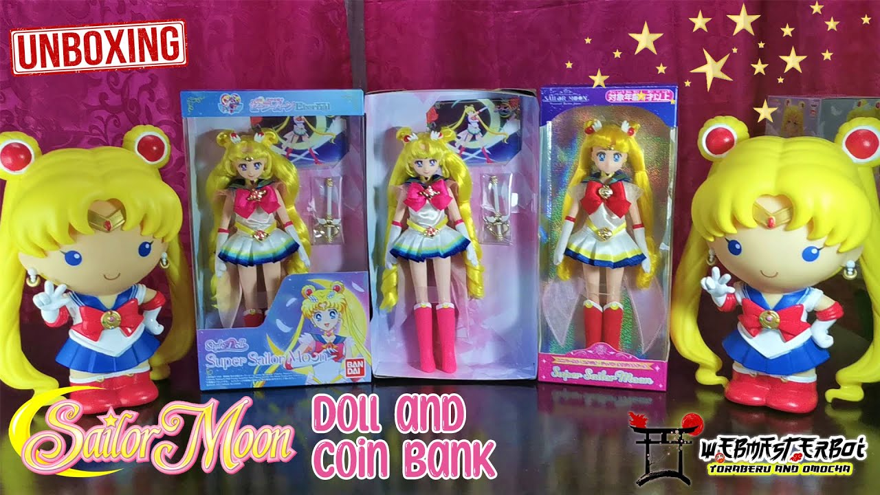 My Latest Pretty Guardian Hauls [Super Sailormoon Doll & Coin Bank] - Episode 47 | Webmasterboi