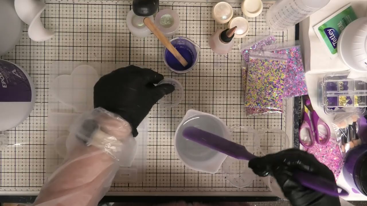 Creating Heart Ornaments and Book Openers Out Of Resin