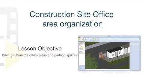 CerTus-HSBIM Tutorial - Construction Site Office area organization - ACCA software