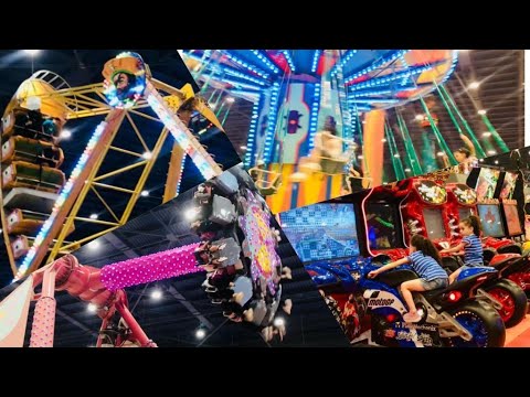 OTHAIM MALL DAMMAM Fun Rides For Family Safari Land لعبنا في سفوري لاند العثيم مول الدمام 