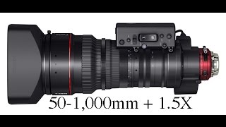 The new CINE-SERVO 50–1000mm T5.0–8.9 Ultra-Telephoto Zoom lens