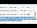 How to Calculate Your Age in Excel | Date of Birth to Age using Datedif function