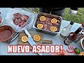 UNA CARNITA ASADA CON NUEVO ASADOR! NEW BBQ GRILL!