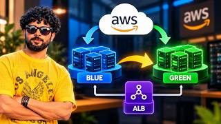 🔥 AWS Real-Time Project #1 | Zero Downtime Blue-Green Deployment 🚀 #awsdevops