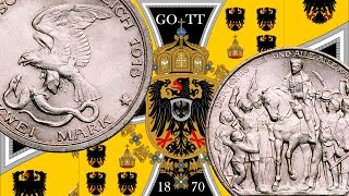 Rare German Coin: Deutsches Reich 2 Mark 1913 #rarecoins #coincollecting