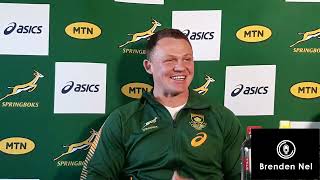 SPRINGBOKS: Deon Fourie press conference (English and Afrikaans)