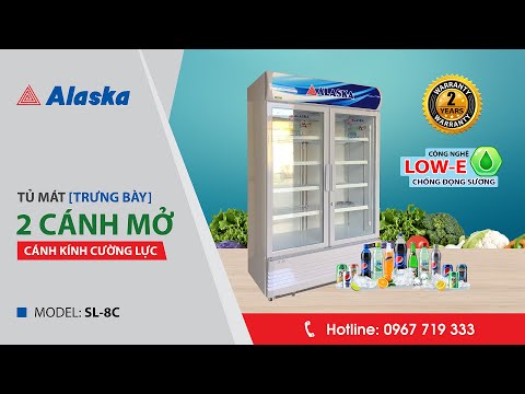 Video Tủ mát 2 cánh mở kính cường lực | Công nghệ LOW-E... - youtube