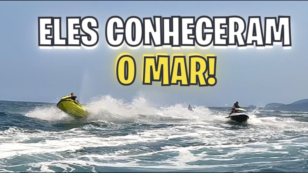 TOUR DA ILHA de Santo Amaro com Villamotors | Eles conheceram o mar!