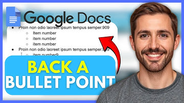How to Go Back a Bullet Point in Google Docs in 2025 (Full Guide)