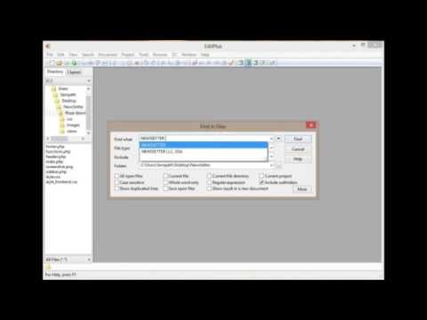 How to edit wordpress theme in EditPlus software