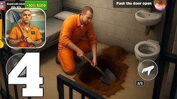 Prison Escape: Dig & Run – Full Walkthrough Part 4 | Mobile Gameplay (Android/iOS)