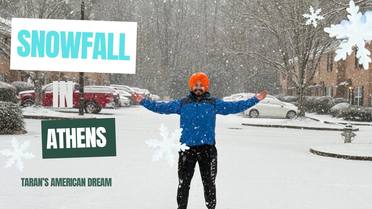 Snow Day in Athens, Georgia | A Cozy Winter Adventure ❄️