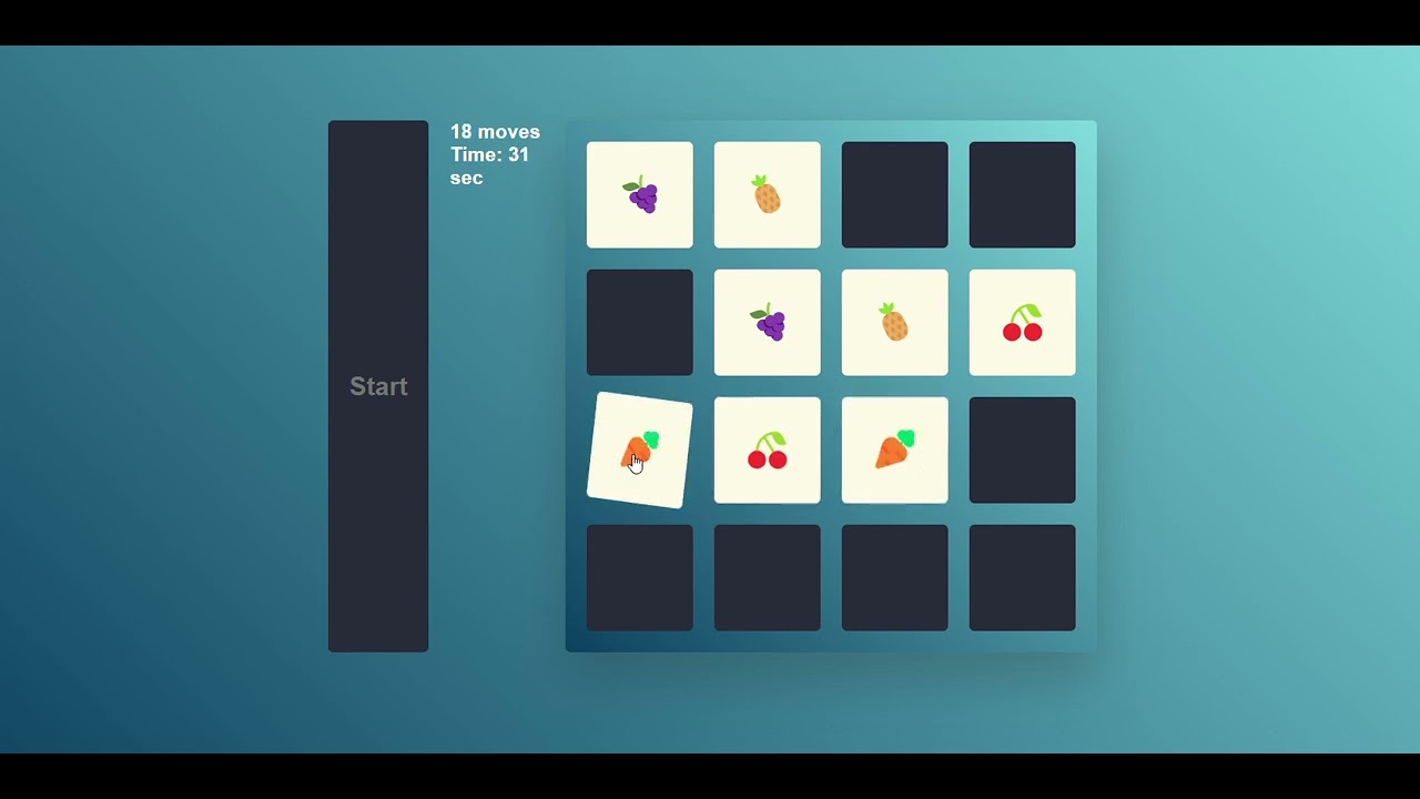 A tutorial on how to play the Memory game. - YouTube