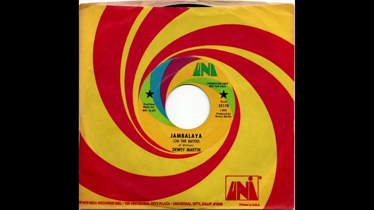 Dewey Martin  Jambalaya On The Bayou