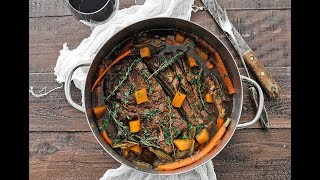 Wine-Braised Beef Brisket