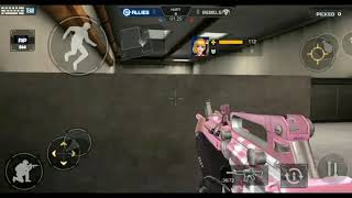 Crisis Action. Game play. 1vs1 with Pro player. Epic game play.