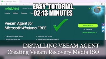 Installing Veeam Agent.