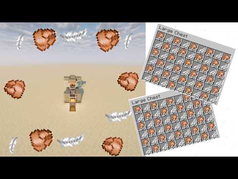 How to make an easy automatic chicken farm tuturial (1.21+)