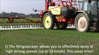 Wingssprayer And Kverneland Combined Product Demonstration