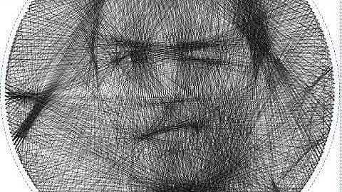 DIY- Làm tranh đinh chỉ chân dung -string art