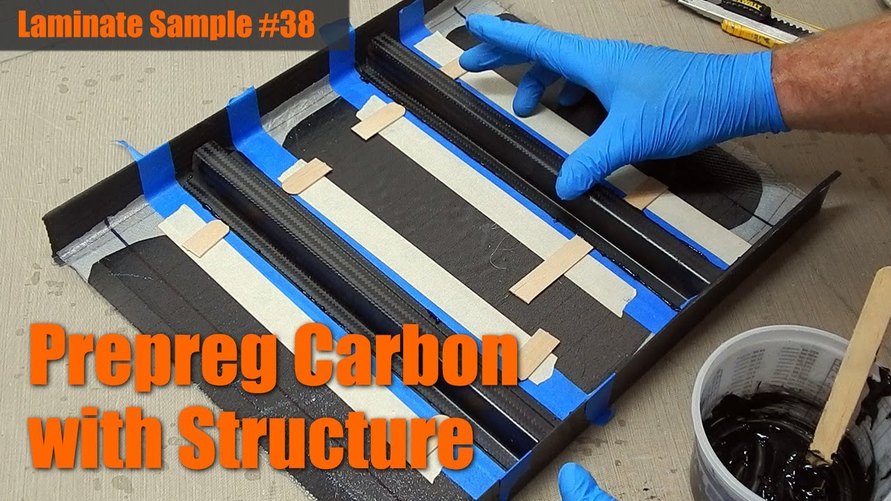 Laminate Sample 38 Prepreg Carbon with Reinforcing Structure YouTube