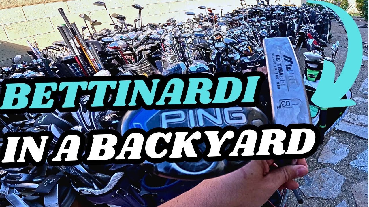 Found Bettinardi Putter Hunting For Rare Golf Clubs in Back Yards and Thrift Stores Ep.2