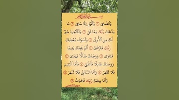 سورة الضحى