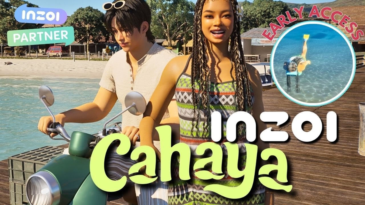 Cahaya Island Adventures!🏝️ Snorkeling, Farming & a Cat Temple| InZOI DLC Early Access