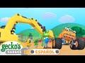 Rescate del camión monstruo | 🐸 Garaje de Gecko | Carros para niños | Vídeos educativos