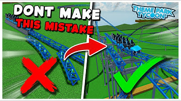 The BEST Switch Tracks Tutorial in Theme Park Tycoon 2!!!