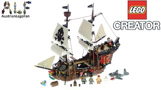 LEGO Creator 31109 Pirate Ship - Lego Speed Build Review - YouTube